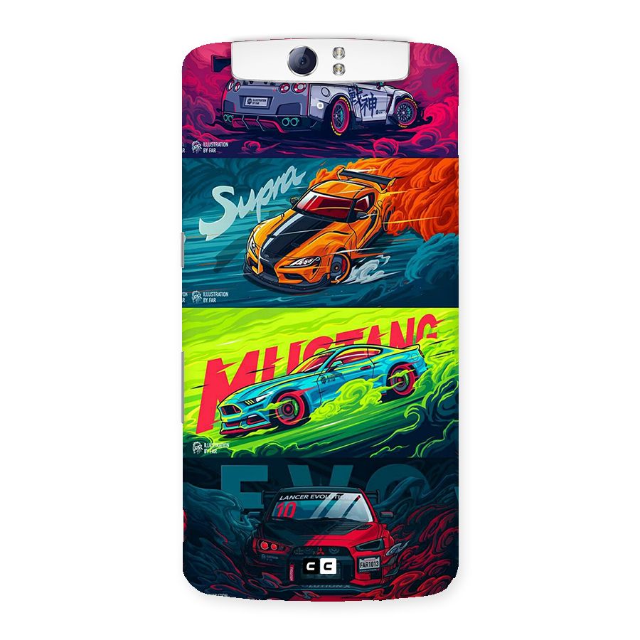 Super Racing Car Back Case for Oppo N1