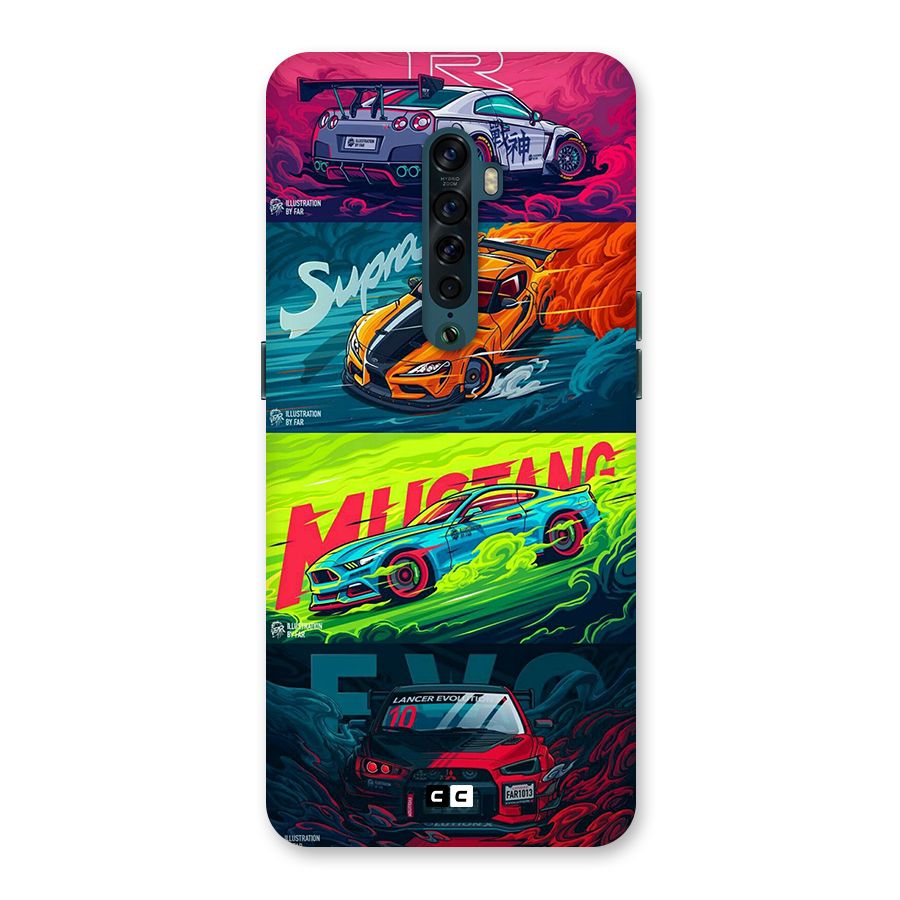 Super Racing Car Back Case for Oppo Reno2