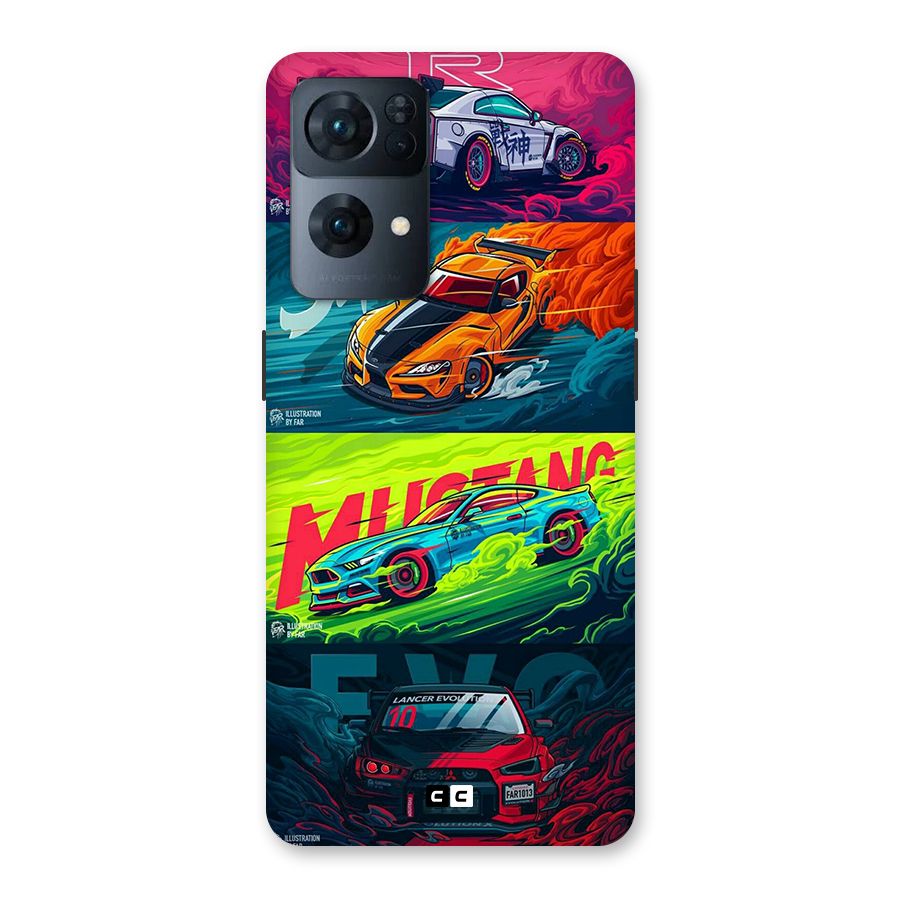 Super Racing Car Back Case for Oppo Reno7 Pro 5G