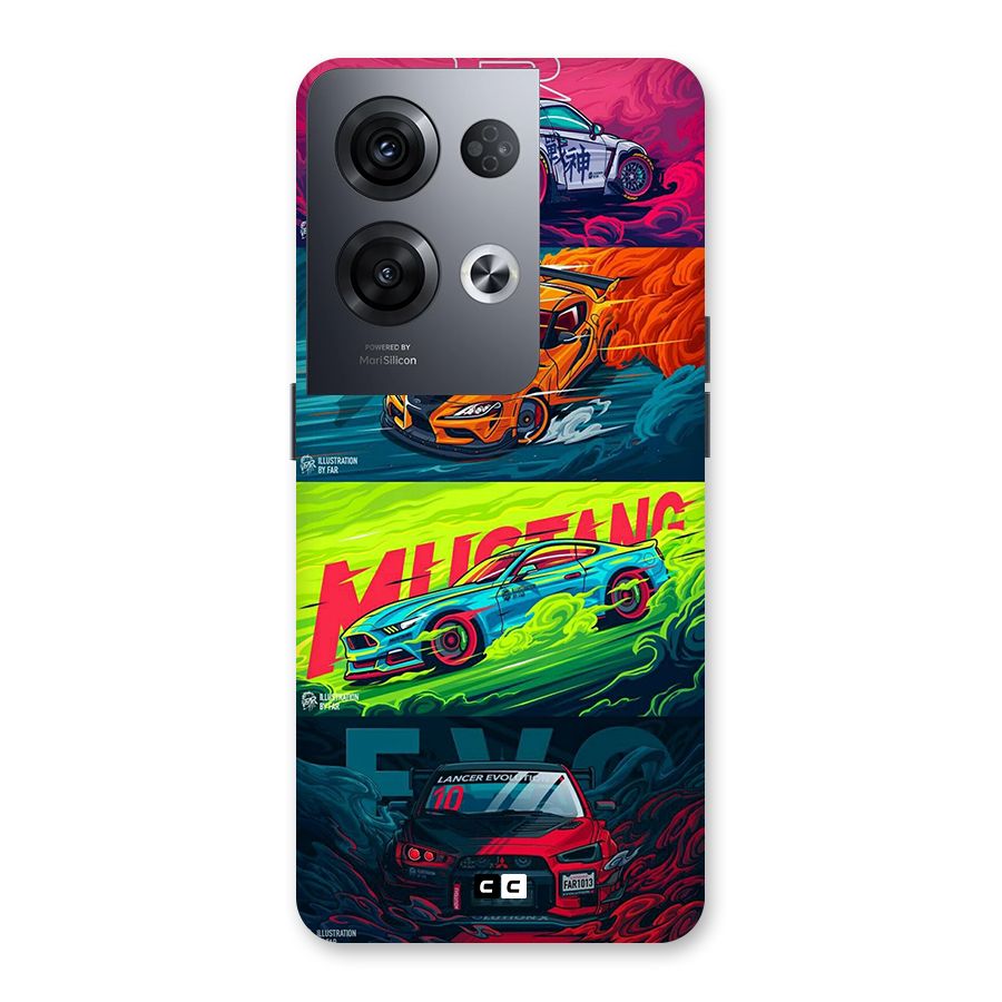 Super Racing Car Back Case for Oppo Reno8 Pro 5G