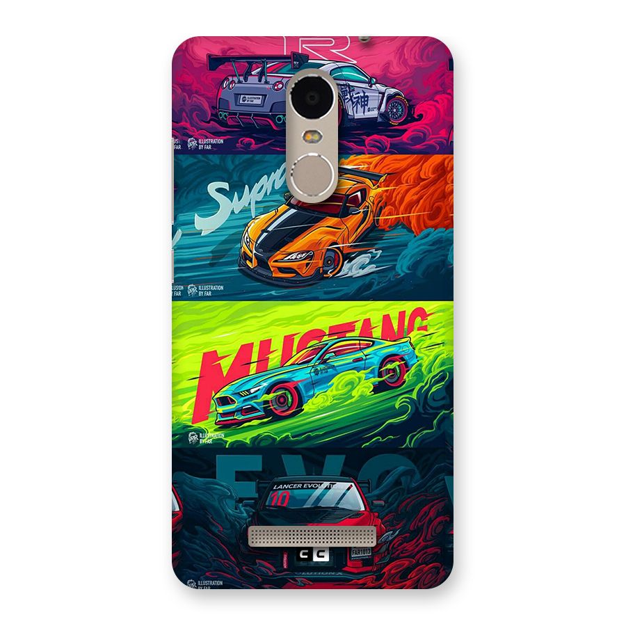 Super Racing Car Back Case for Redmi Note 3