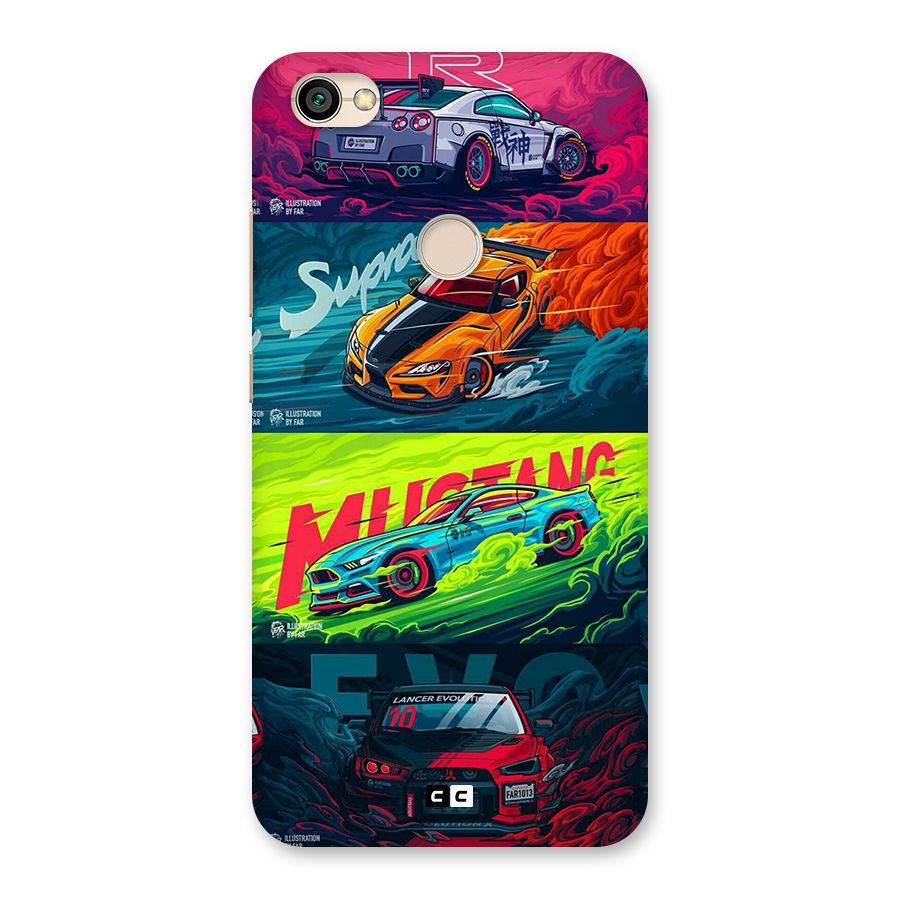 Super Racing Car Back Case for Redmi Y1 2017
