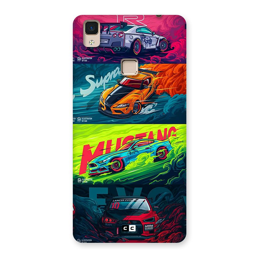 Super Racing Car Back Case for V3 Max