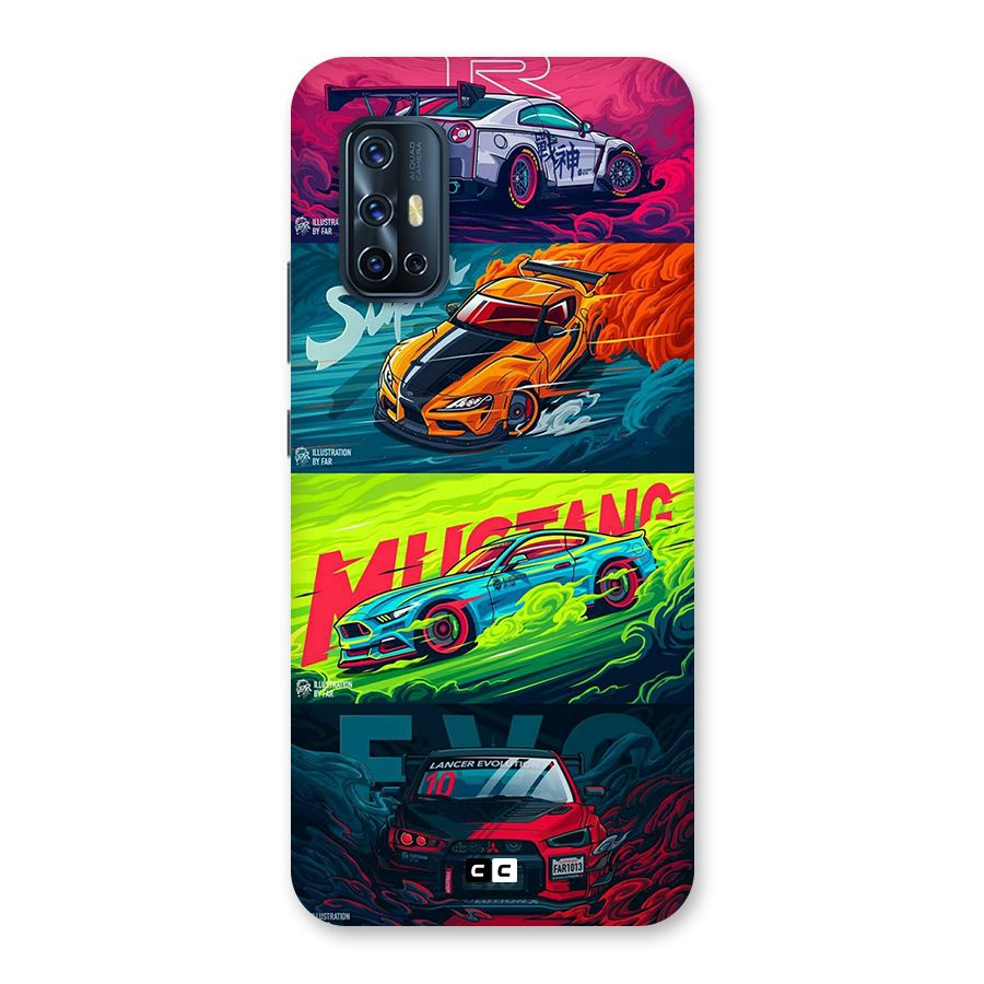 Super Racing Car Back Case for Vivo V17