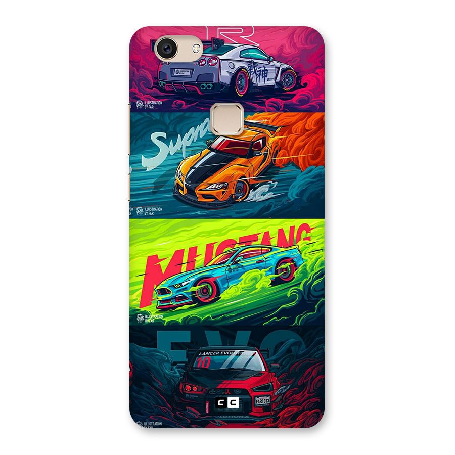 Super Racing Car Back Case for Vivo V7