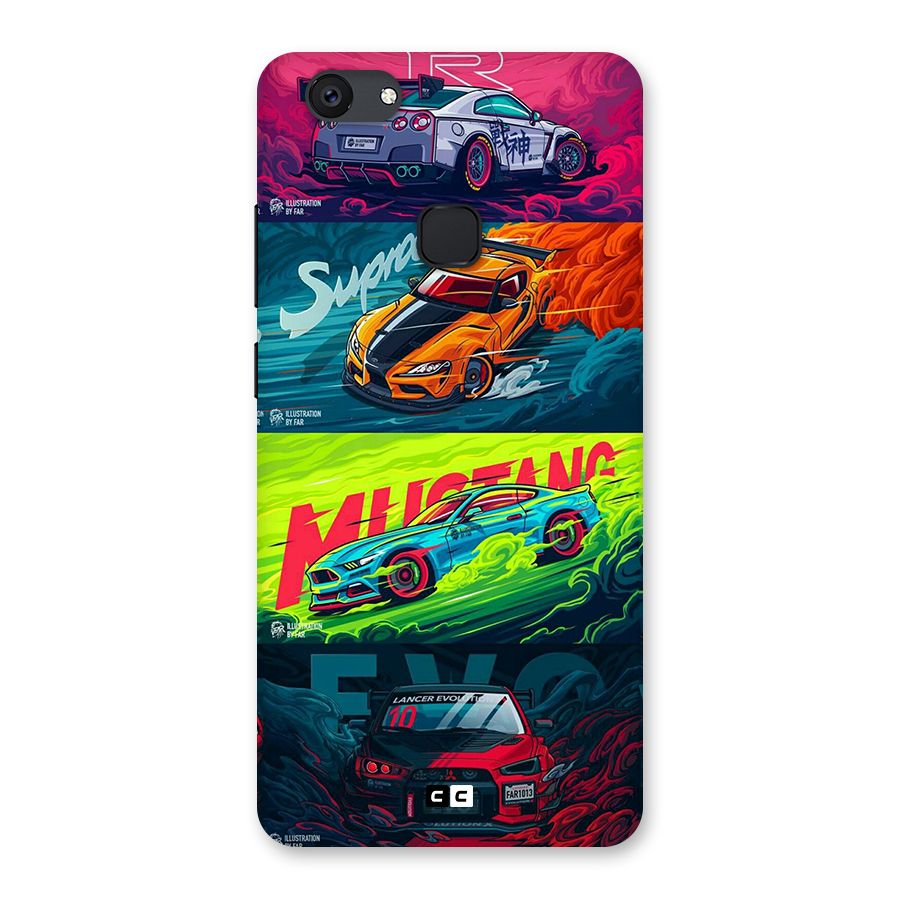Super Racing Car Back Case for Vivo V7 Plus