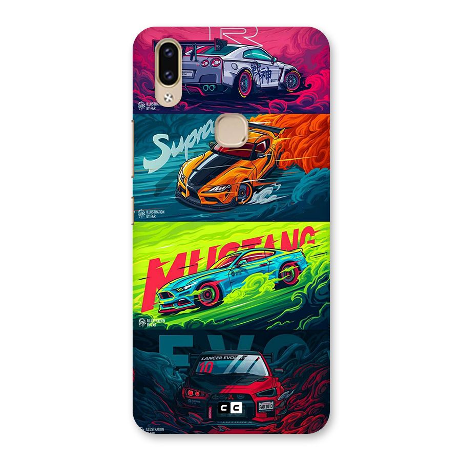 Super Racing Car Back Case for Vivo V9 Youth