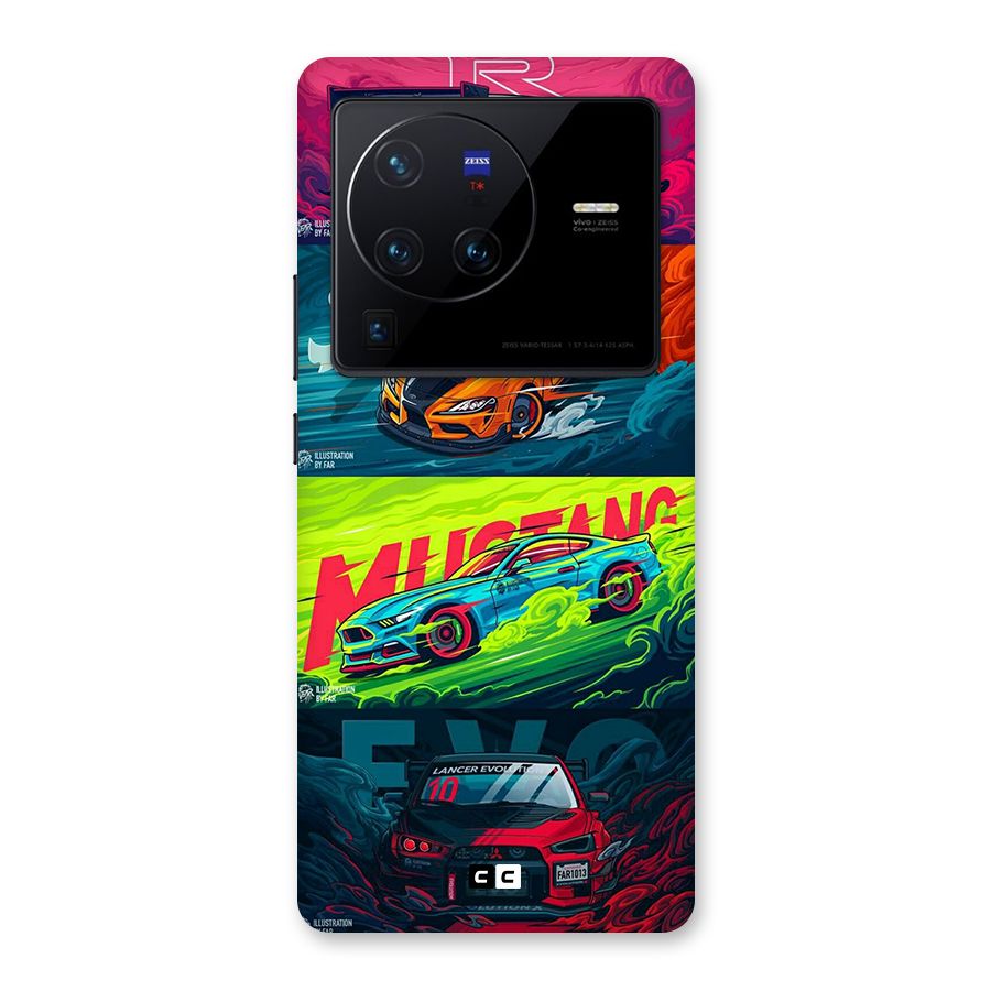 Super Racing Car Back Case for Vivo X80 Pro
