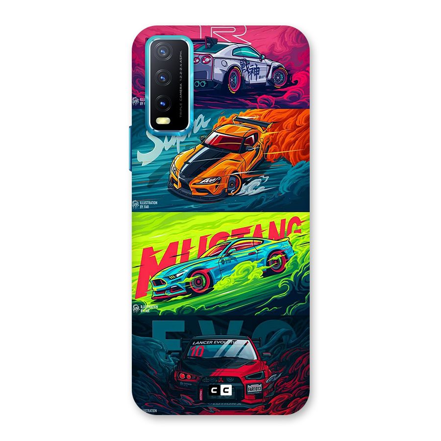 Super Racing Car Back Case for Vivo Y20A