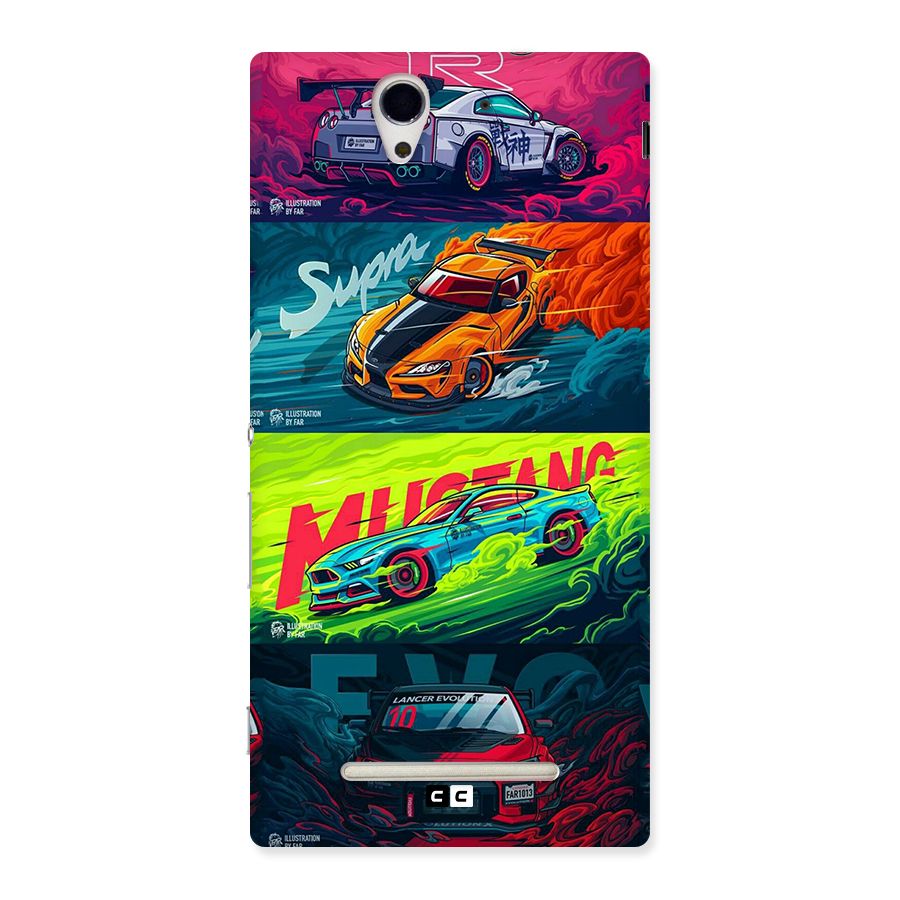 Super Racing Car Back Case for Xperia C3