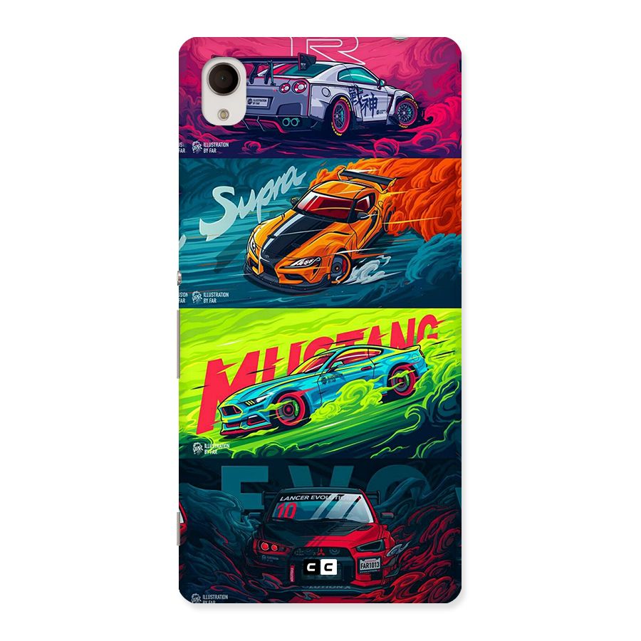 Super Racing Car Back Case for Xperia M4