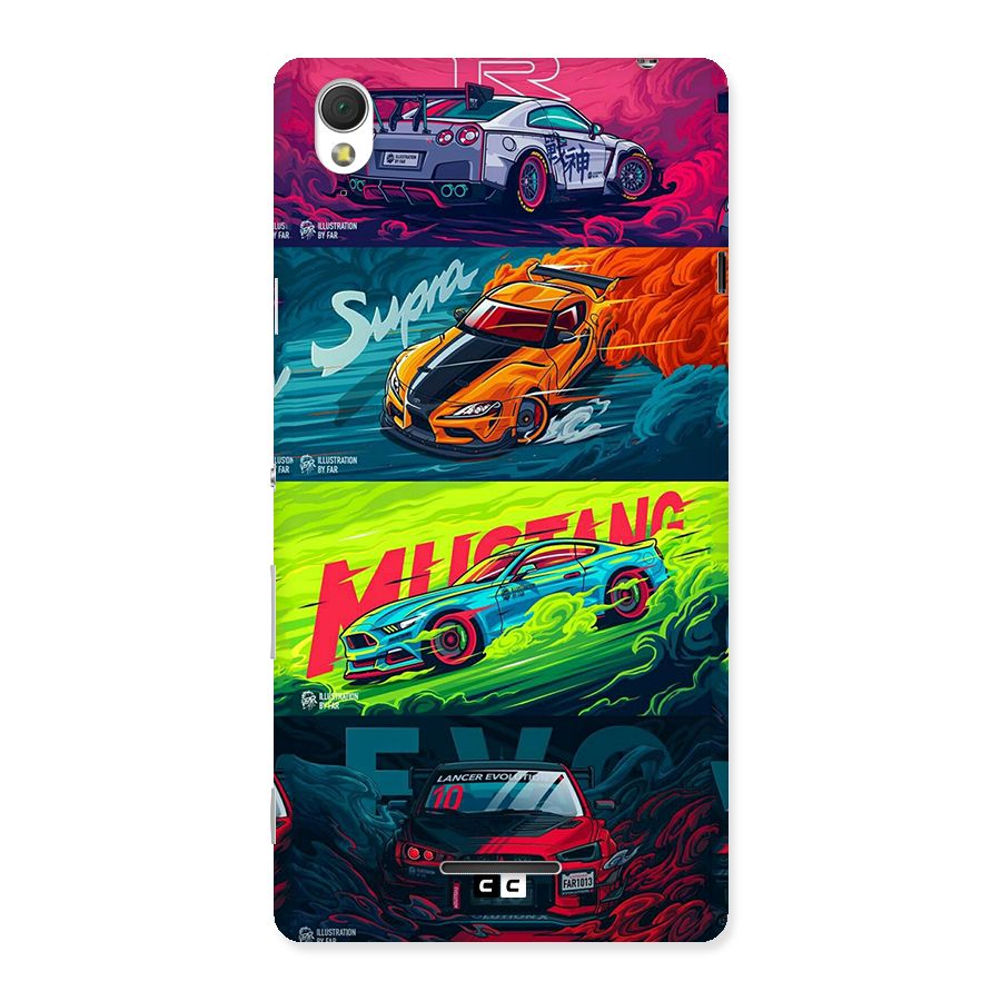Super Racing Car Back Case for Xperia T3