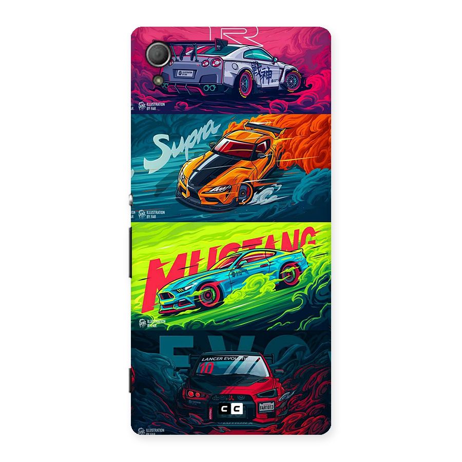Super Racing Car Back Case for Xperia Z3 Plus