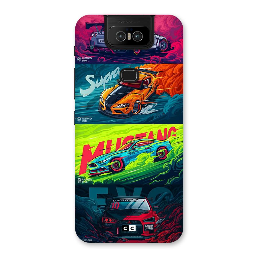 Super Racing Car Back Case for Zenfone 6z