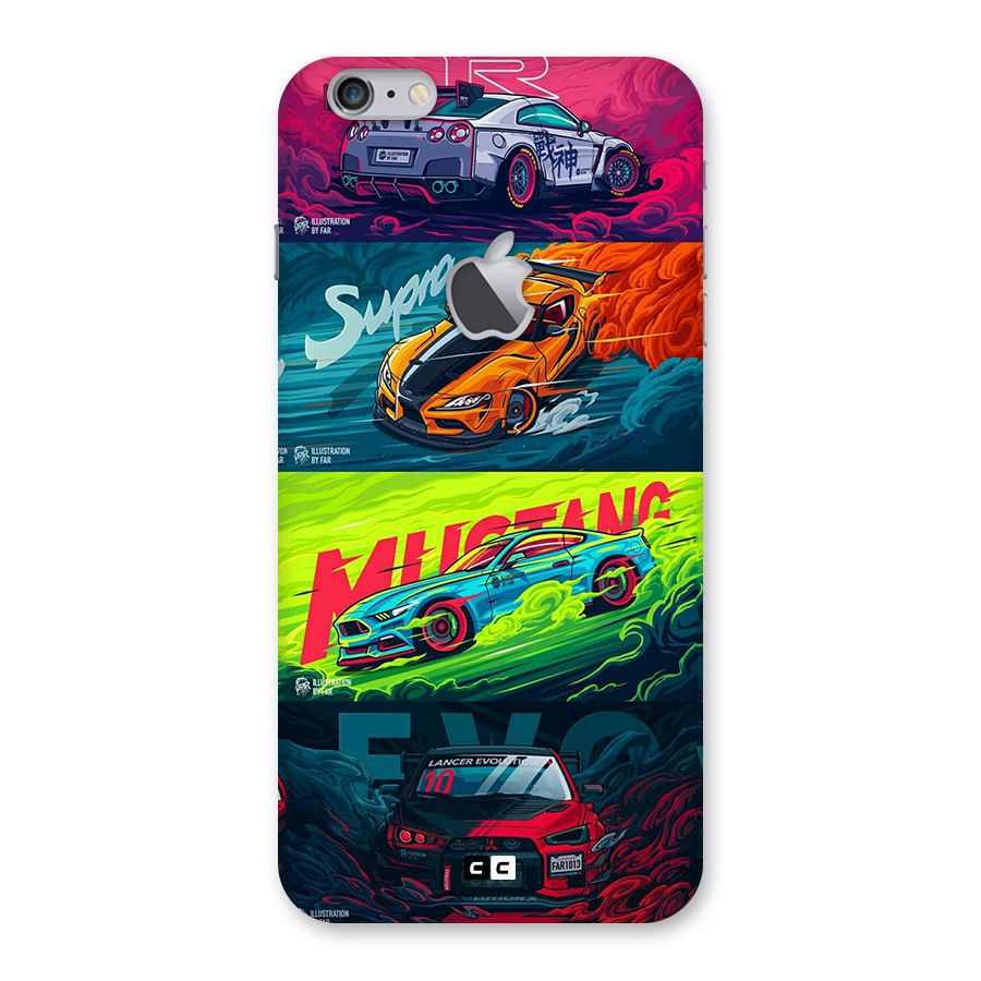 Super Racing Car Back Case for iPhone 6 Plus 6S Plus Logo Cut