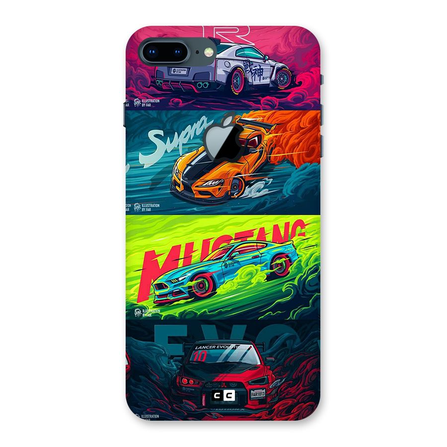 Super Racing Car Back Case for iPhone 7 Plus Apple Cut