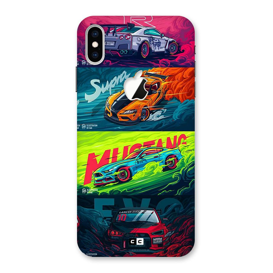 Super Racing Car Back Case for iPhone XS Max Apple Cut