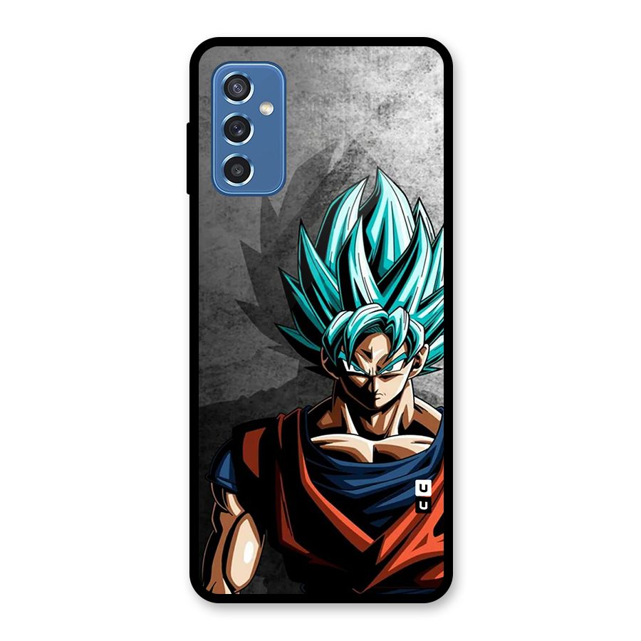 Super Saiyan Art Glass Back Case for Galaxy M52 5G