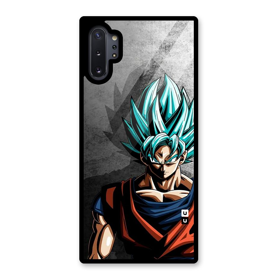 Super Saiyan Art Glass Back Case for Galaxy Note 10 Plus