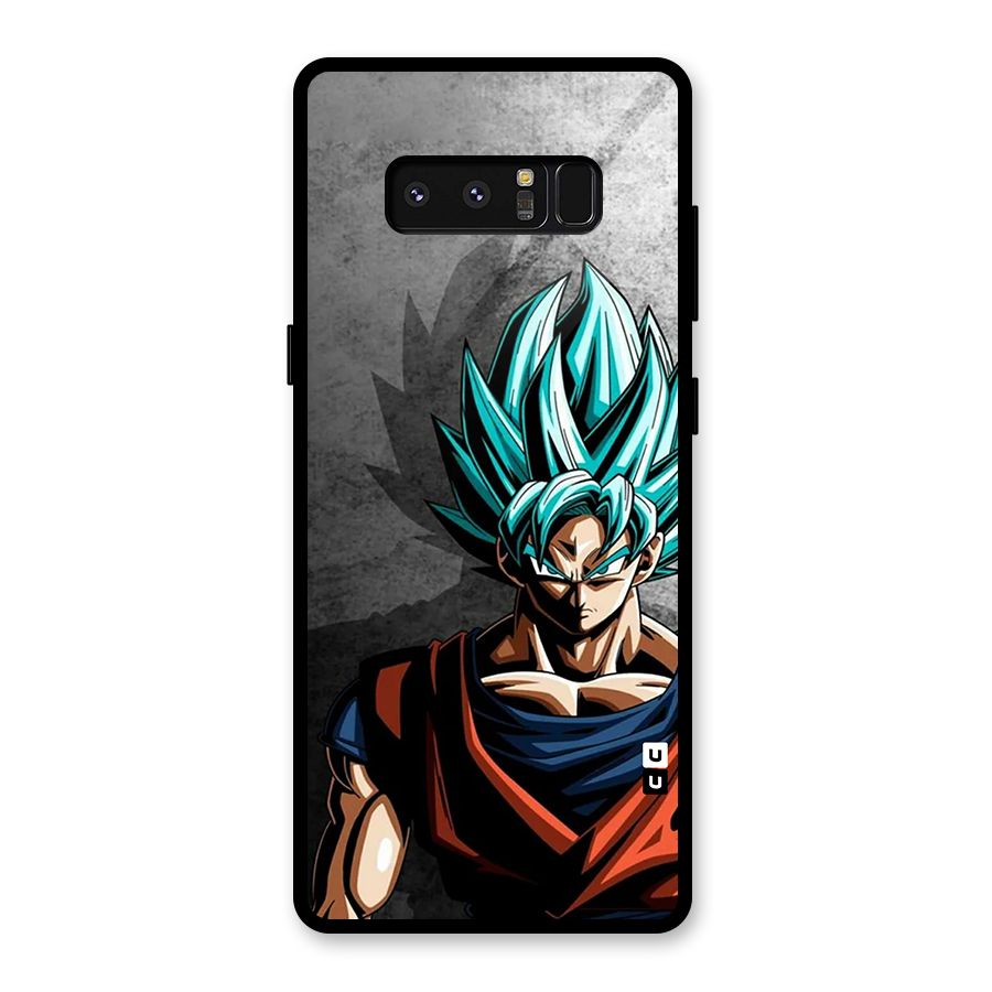 Super Saiyan Art Glass Back Case for Galaxy Note 8