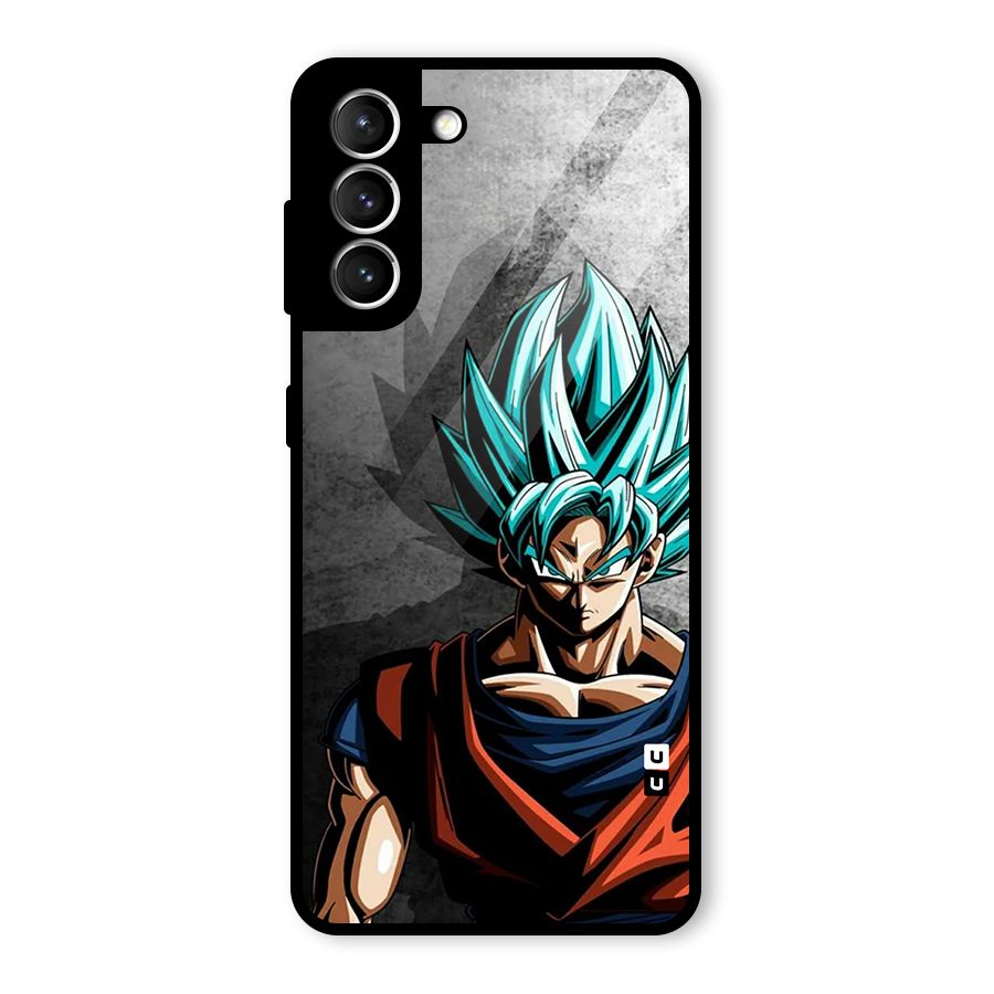 Super Saiyan Art Glass Back Case for Galaxy S21 5G