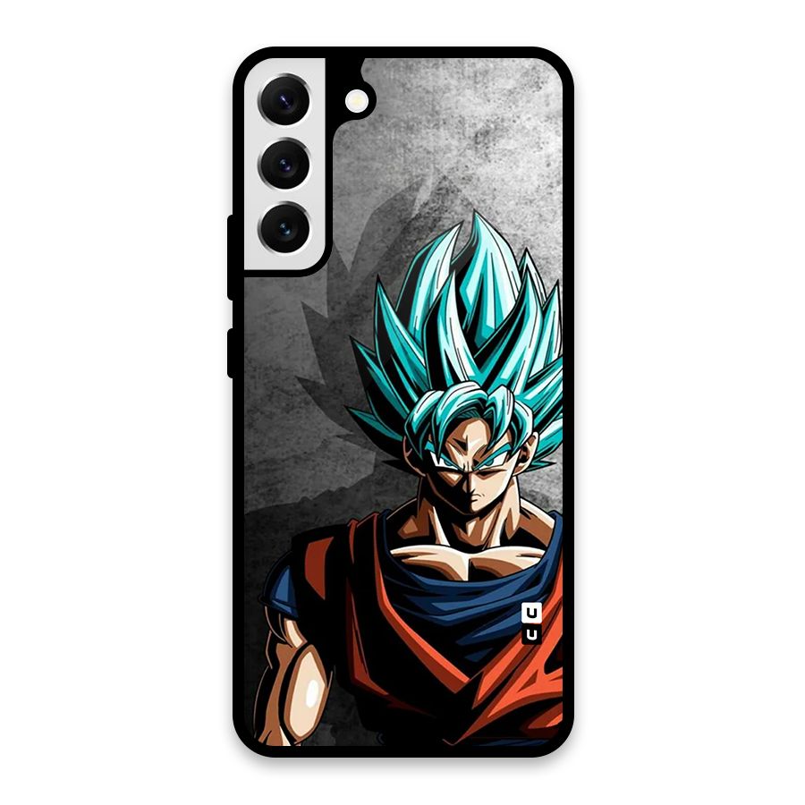 Super Saiyan Art Glass Back Case for Galaxy S22 Plus 5G