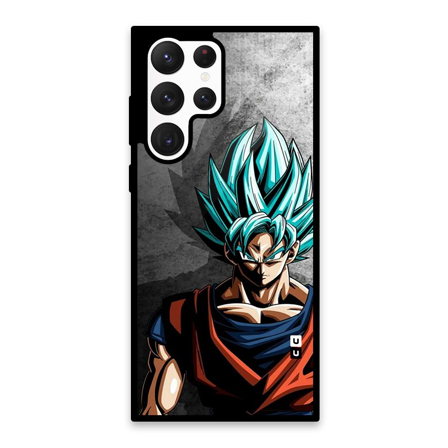 Super Saiyan Art Glass Back Case for Galaxy S22 Ultra 5G