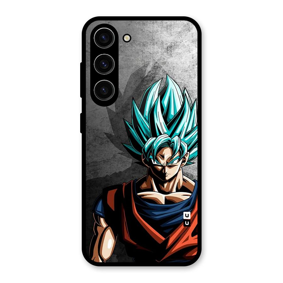 Super Saiyan Art Glass Back Case for Galaxy S23