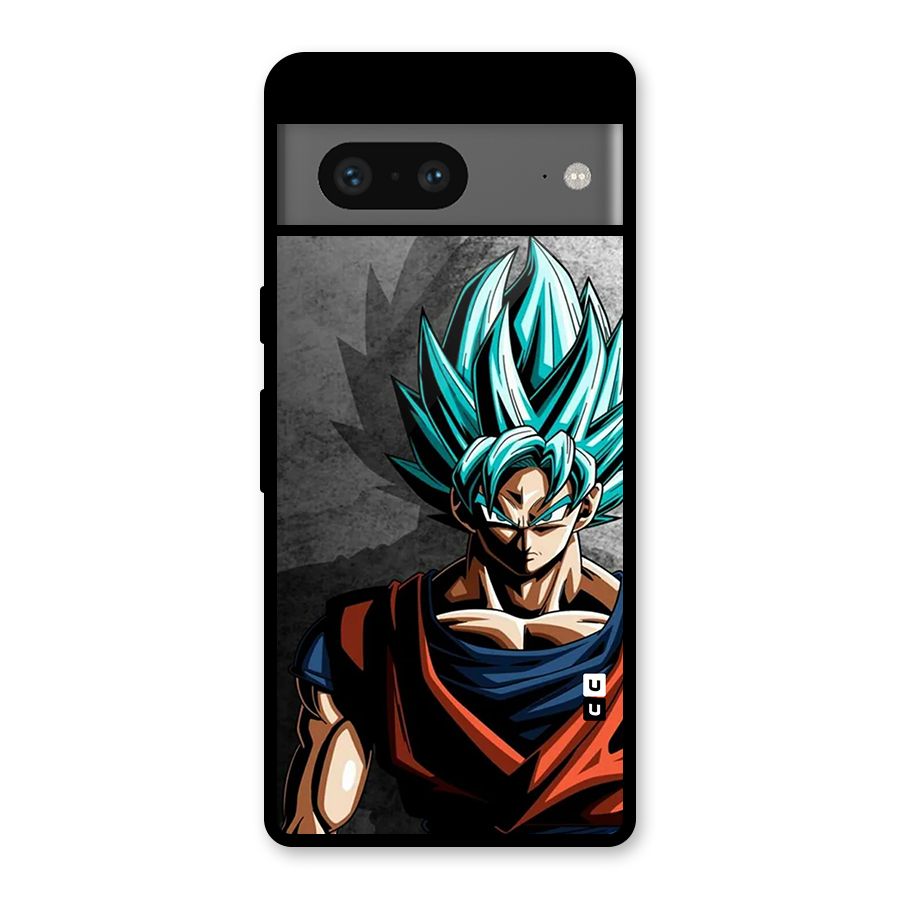 Super Saiyan Art Glass Back Case for Google Pixel 7
