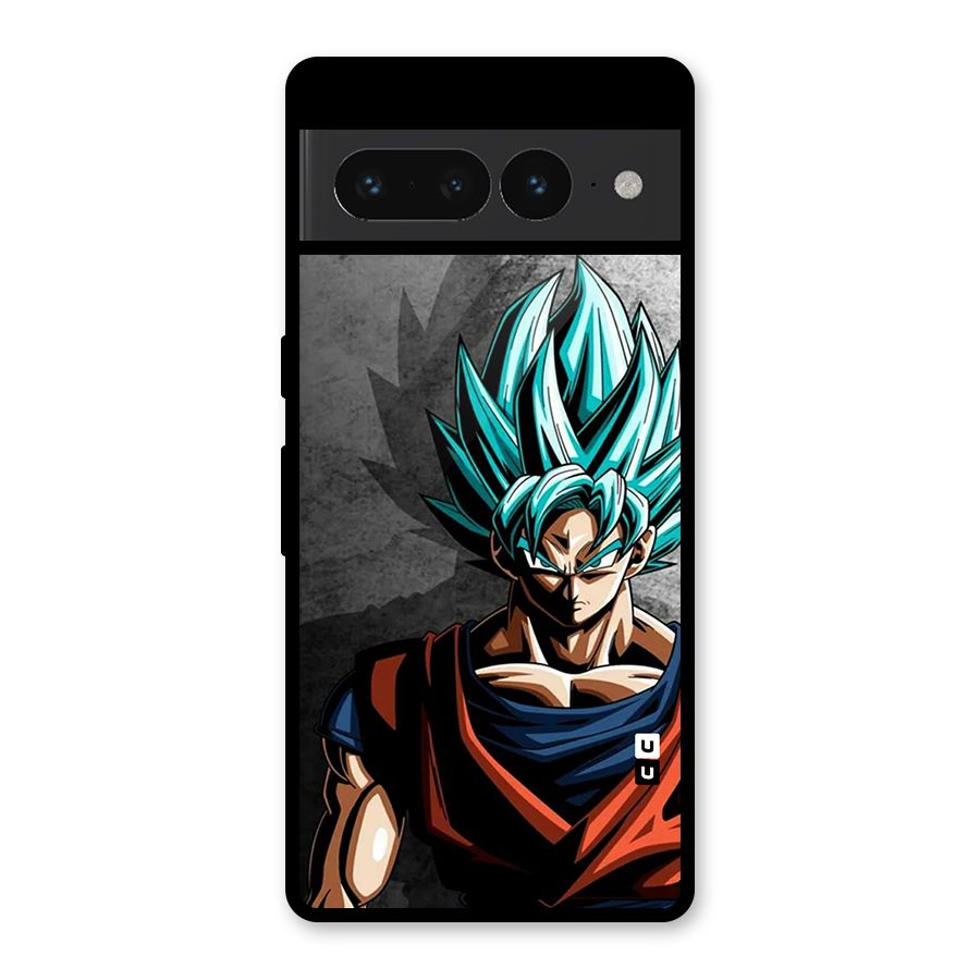 Super Saiyan Art Glass Back Case for Google Pixel 7 Pro