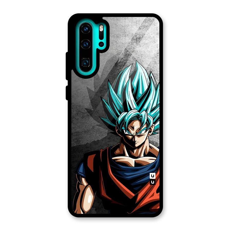 Super Saiyan Art Glass Back Case for Huawei P30 Pro