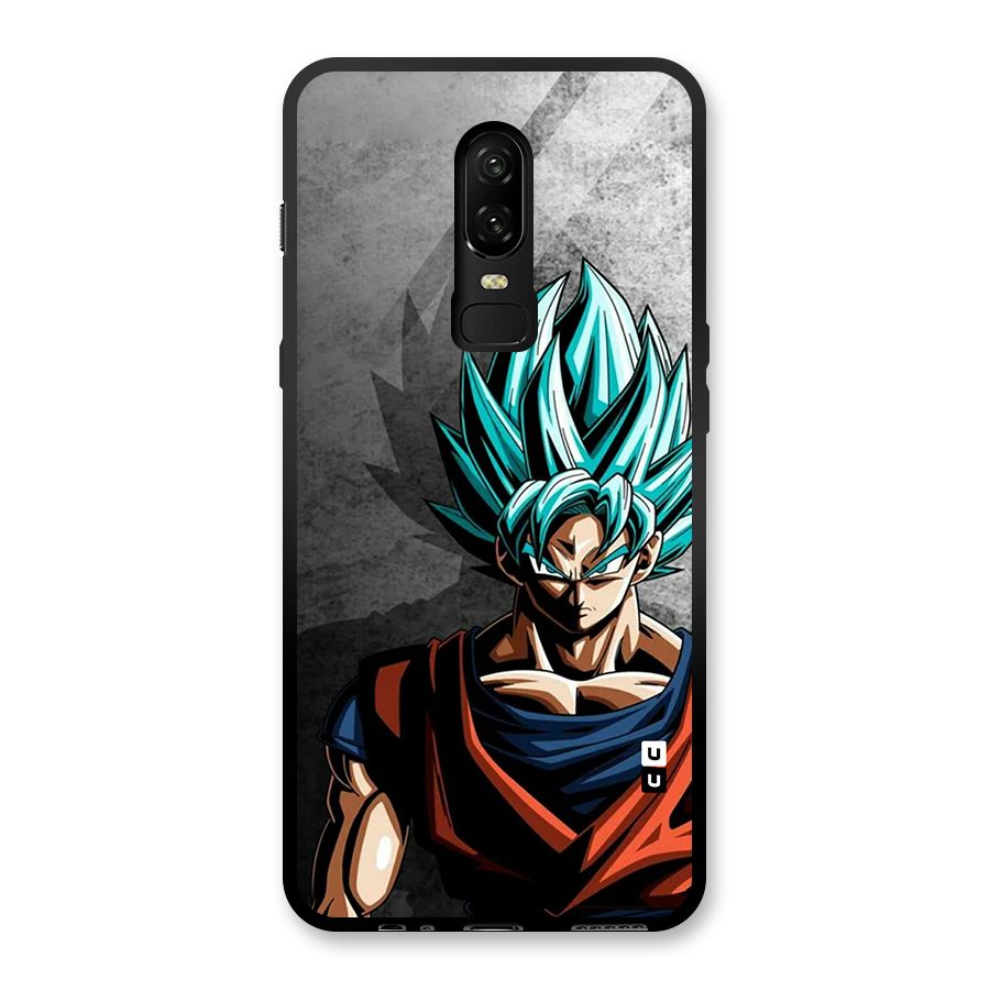 Super Saiyan Art Glass Back Case for OnePlus 6