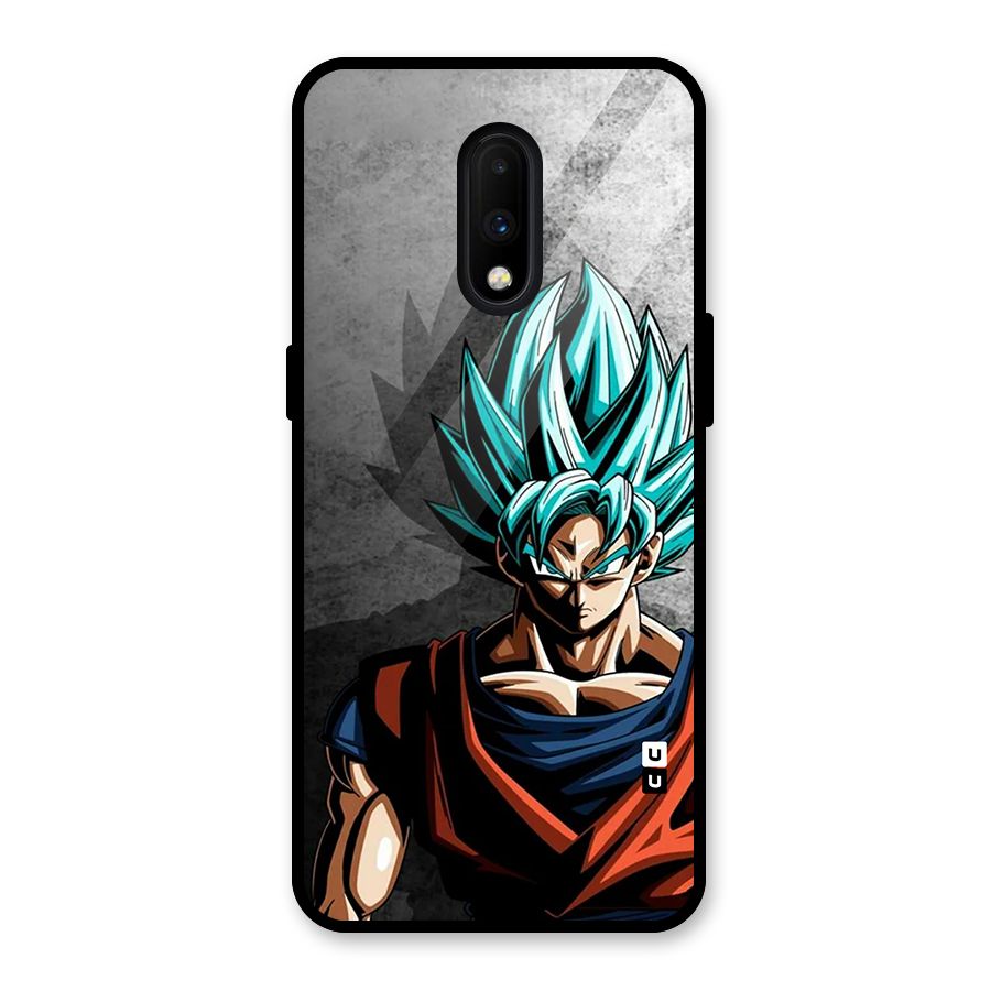 Super Saiyan Art Glass Back Case for OnePlus 7