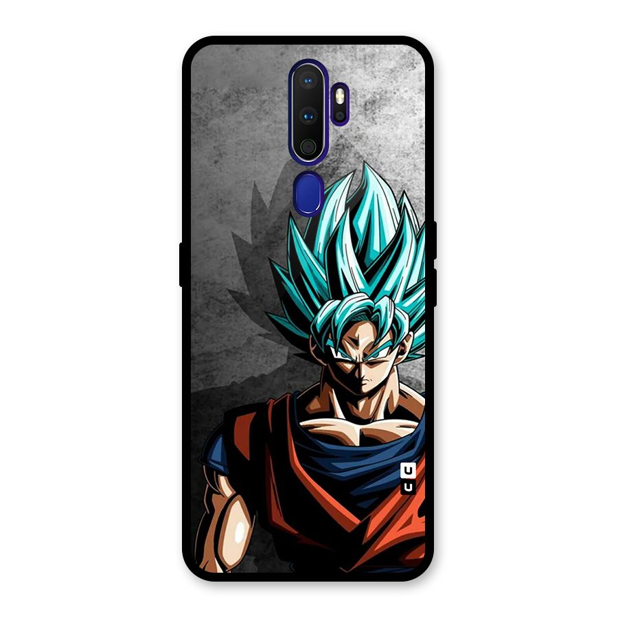 Super Saiyan Art Glass Back Case for Oppo A9 (2020)