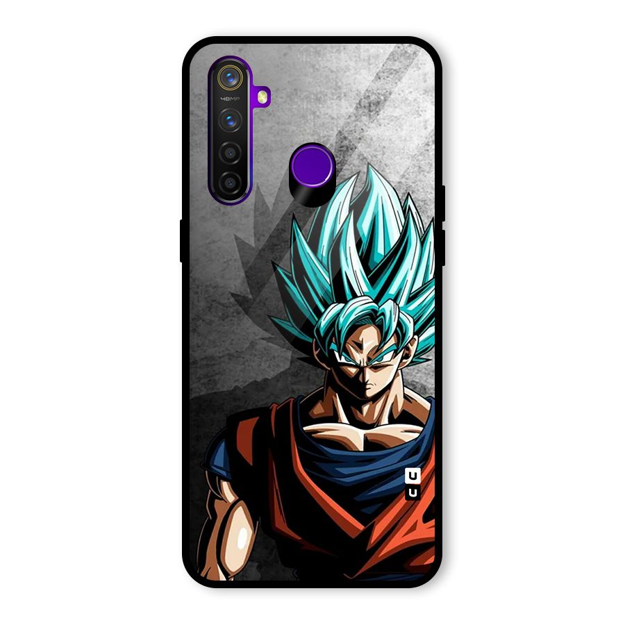 Super Saiyan Art Glass Back Case for Realme 5 Pro