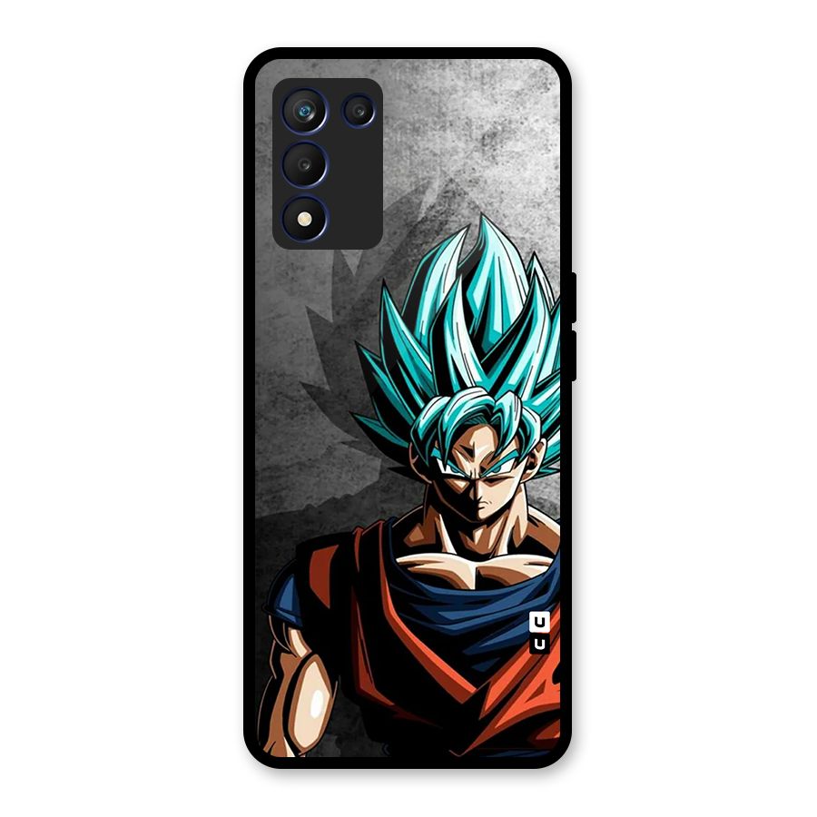 Super Saiyan Art Glass Back Case for Realme 9 5G Speed
