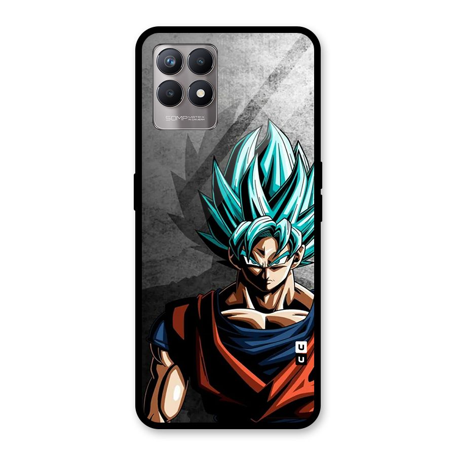 Super Saiyan Art Glass Back Case for Realme Narzo 50