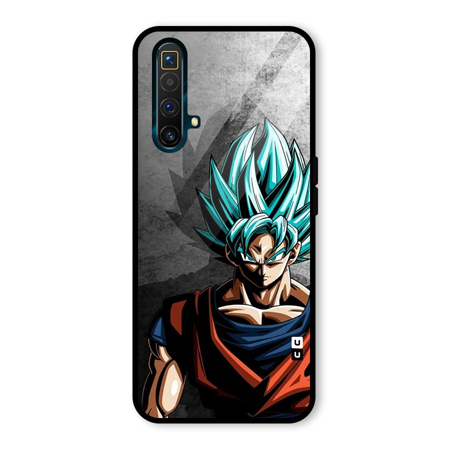 Super Saiyan Art Glass Back Case for Realme X3