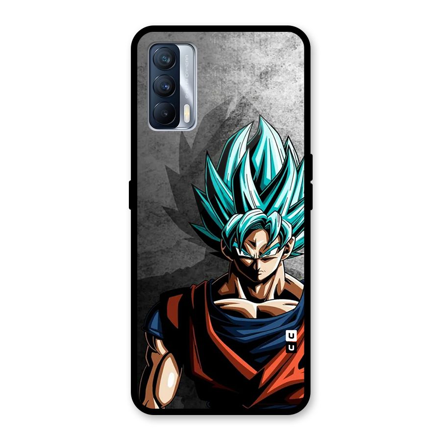 Super Saiyan Art Glass Back Case for Realme X7