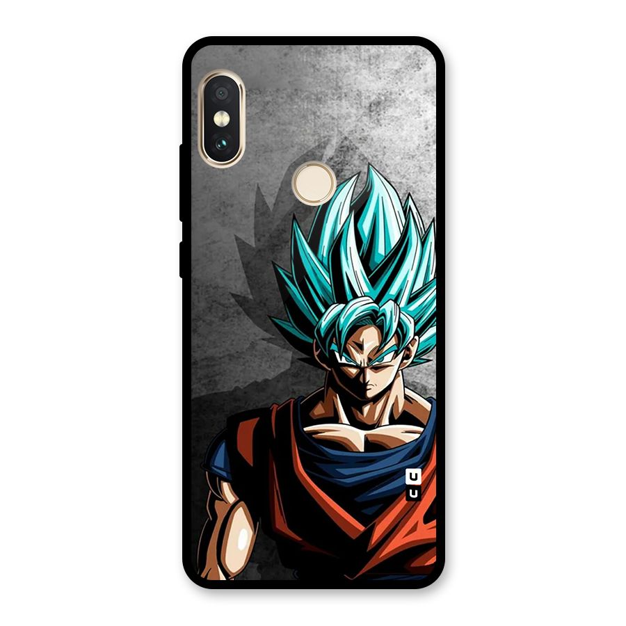 Super Saiyan Art Glass Back Case for Redmi Note 5 Pro