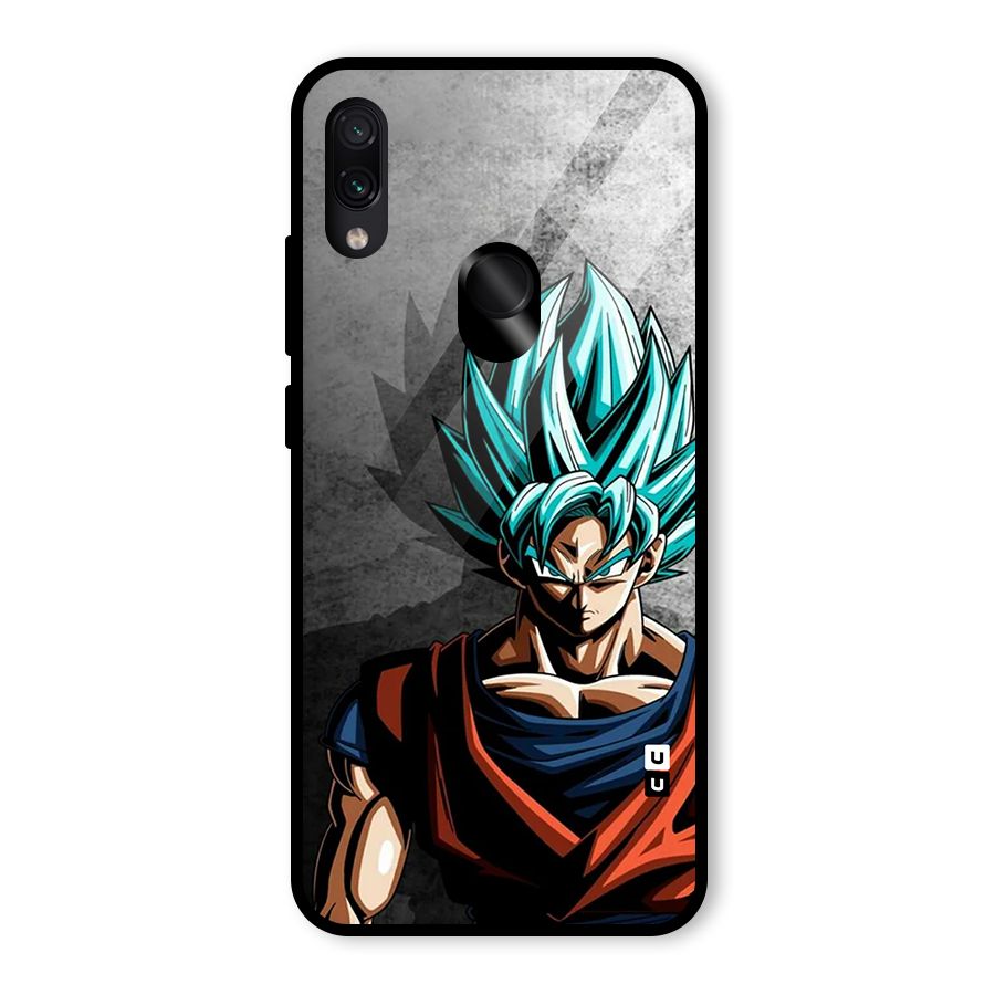 Super Saiyan Art Glass Back Case for Redmi Note 7 Pro