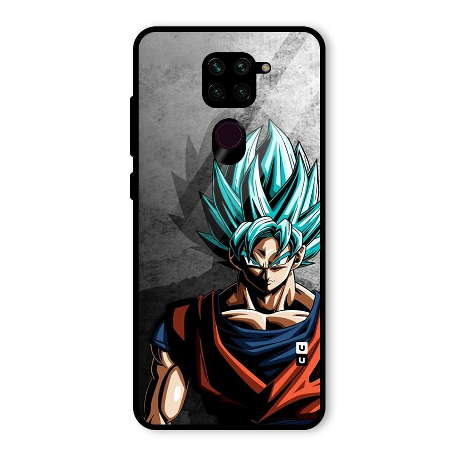 Super Saiyan Art Glass Back Case for Redmi Note 9