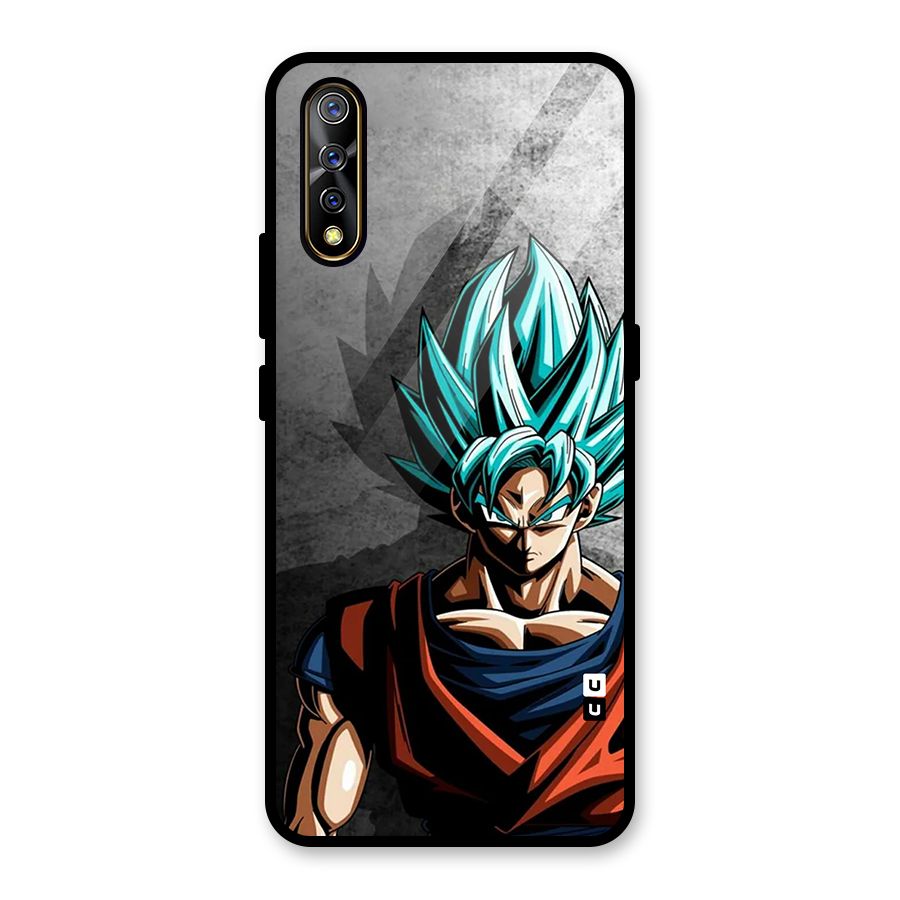 Super Saiyan Art Glass Back Case for Vivo S1