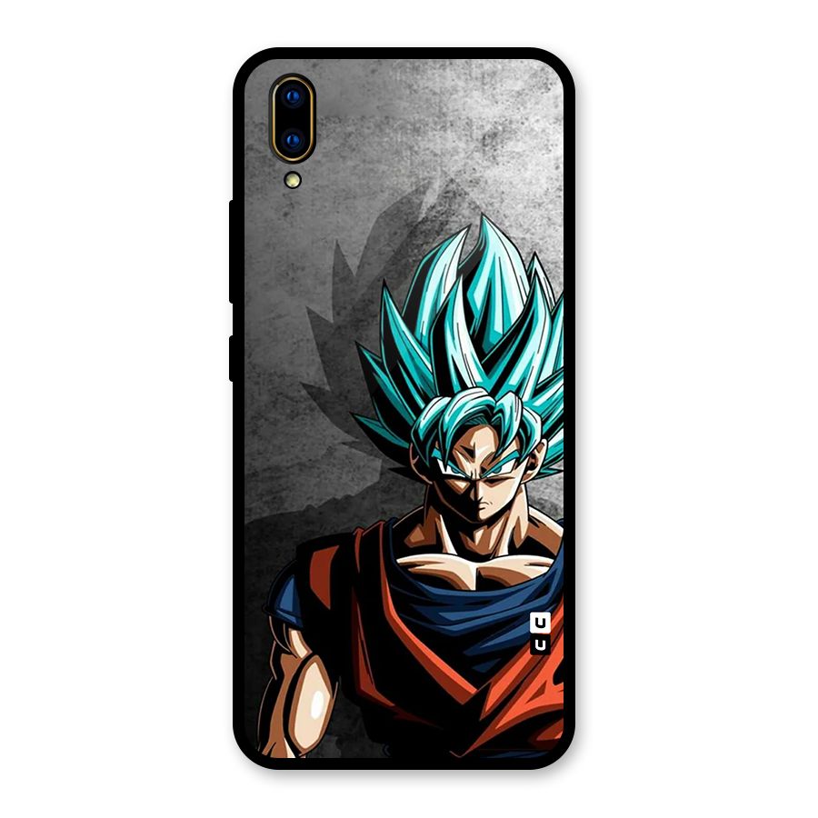 Super Saiyan Art Glass Back Case for Vivo V11 Pro