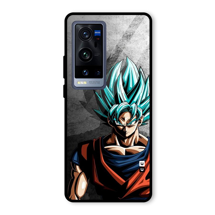 Super Saiyan Art Glass Back Case for Vivo X60 Pro Plus