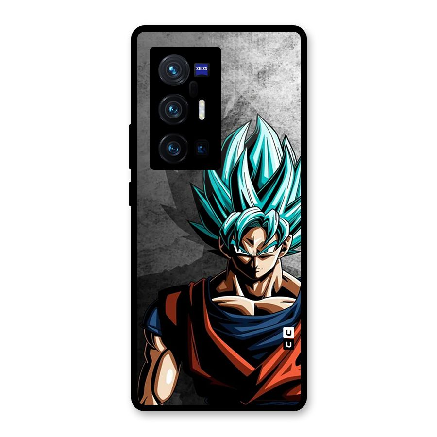Super Saiyan Art Glass Back Case for Vivo X70 Pro Plus