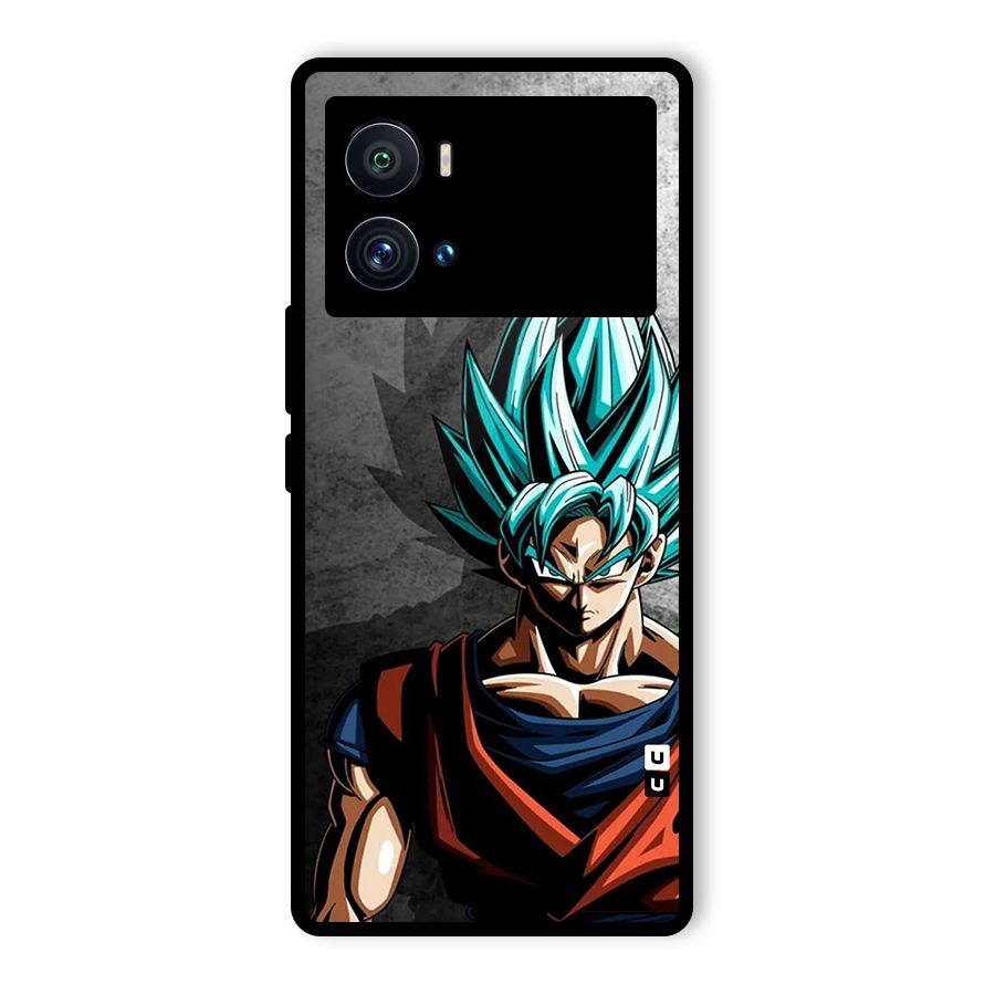Super Saiyan Art Glass Back Case for Vivo iQOO 9 Pro