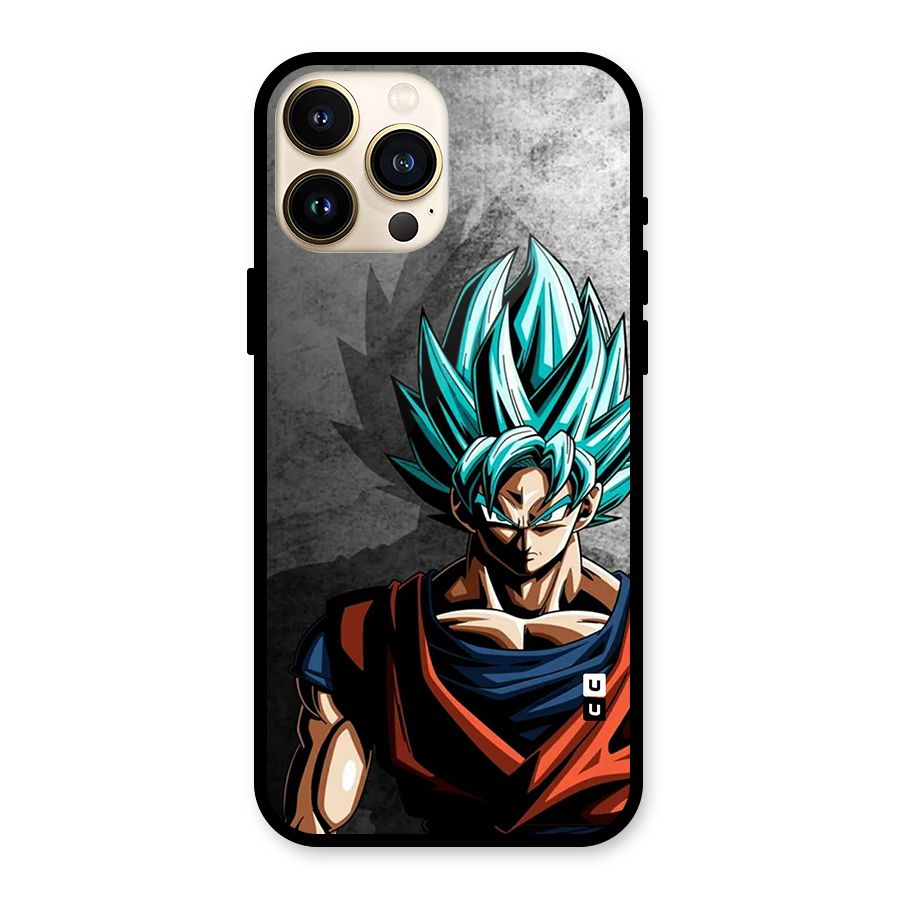 Super Saiyan Art Glass Back Case for iPhone 13 Pro Max