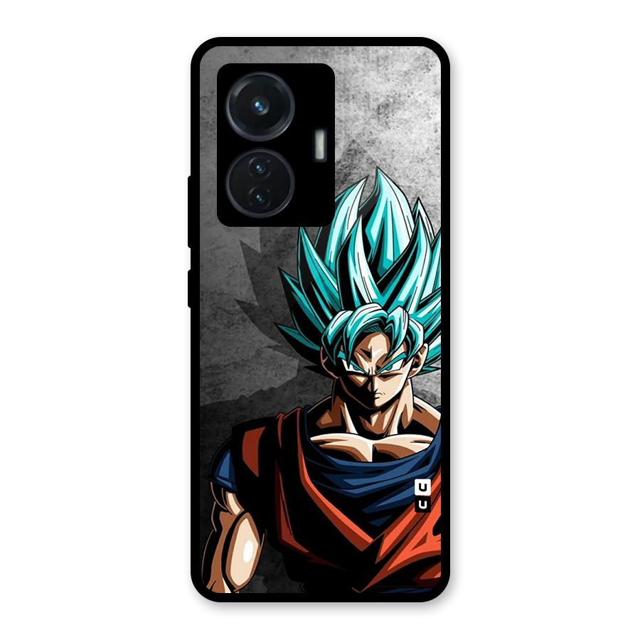 Super Saiyan Art Glass Back Case for iQOO Z6 44W