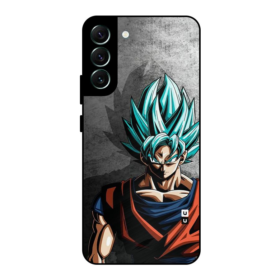 Super Saiyan Art Metal Back Case for Galaxy S22 Plus 5G